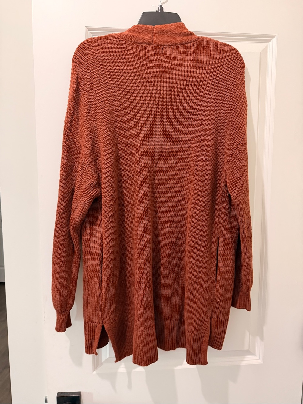 Universal Thread Open-Front Cardigan Sweater - Rust - Picture 3 of 4